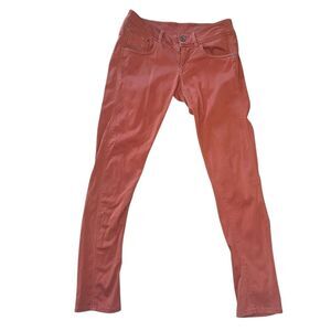 G Star Womens Raw Denim Midge Cody Skinny Jeans Burnt Orange 31 x 32